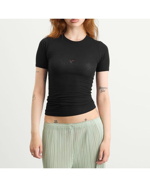 Baserange Heart Short Sleeve T-Shirt in Black | Lyst