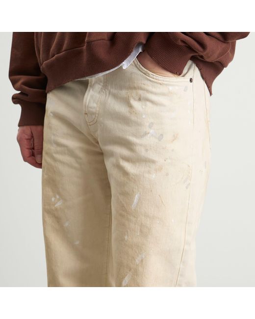 Acne Natural 2021 Trafalgar Wide Leg Jeans for men