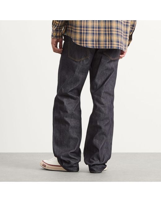 Visvim Gray Social Sculpture 01 Wide Unwashed Jeans for men