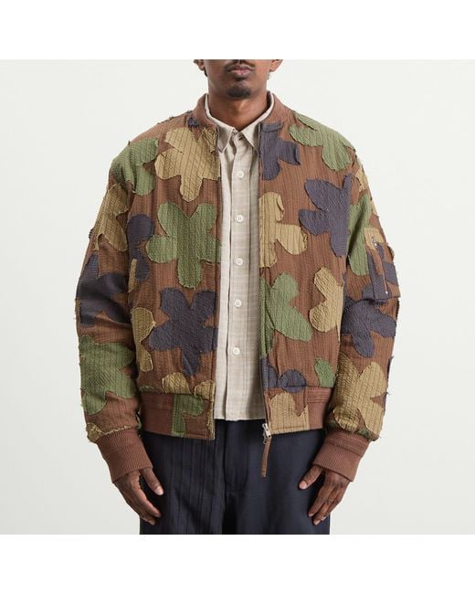 Kardo Green Max Camo Bomber Jacket for men