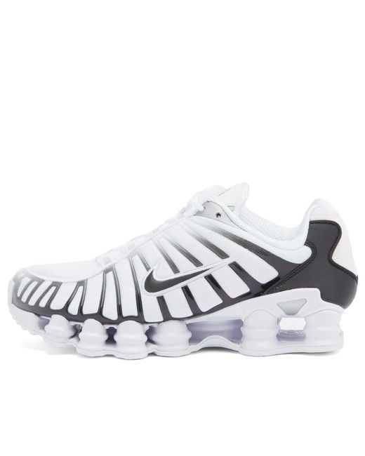 Nike White Shox Tl Sneaker