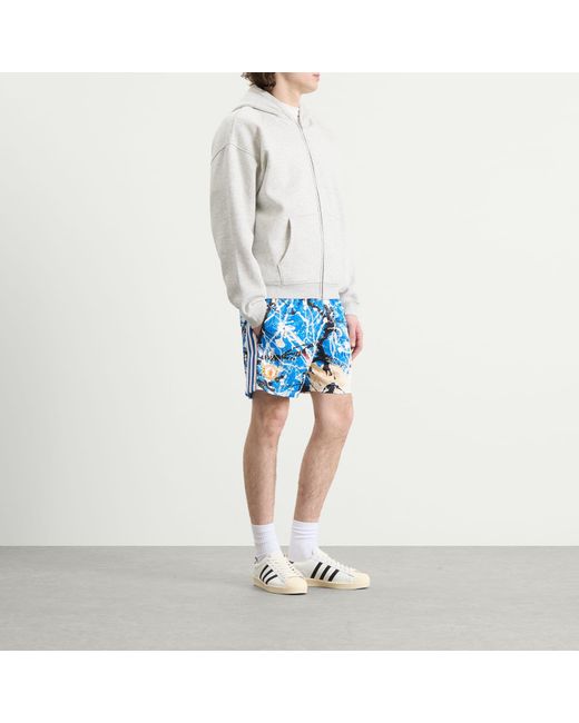 Adidas Blue X Stone Roses Manchester United Aop Short for men