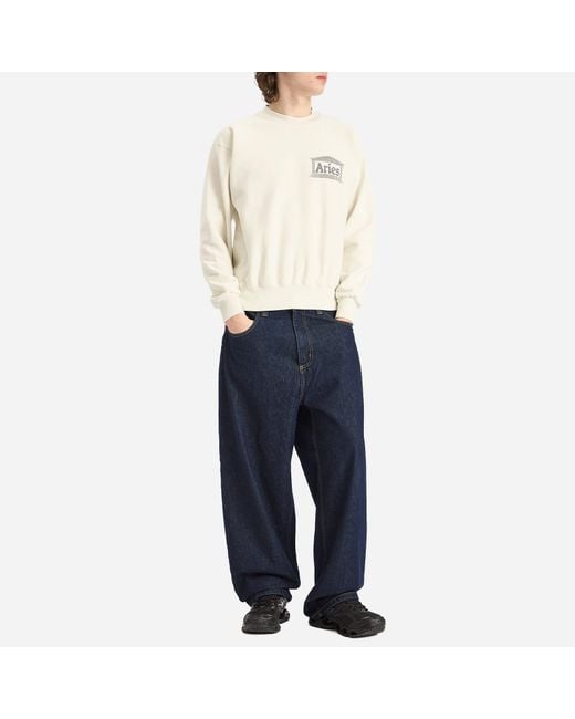 Aries Natural Premium Aged Temple Sweatshirt for men