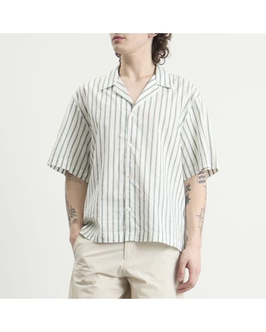 A Kind Of Guise Gray Samata Vacation Shirt for men