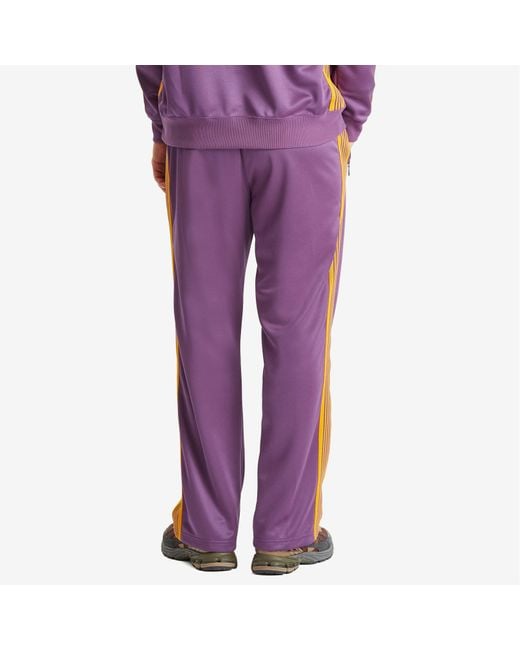 Needles Purple Poly Smooth Track Pant for men