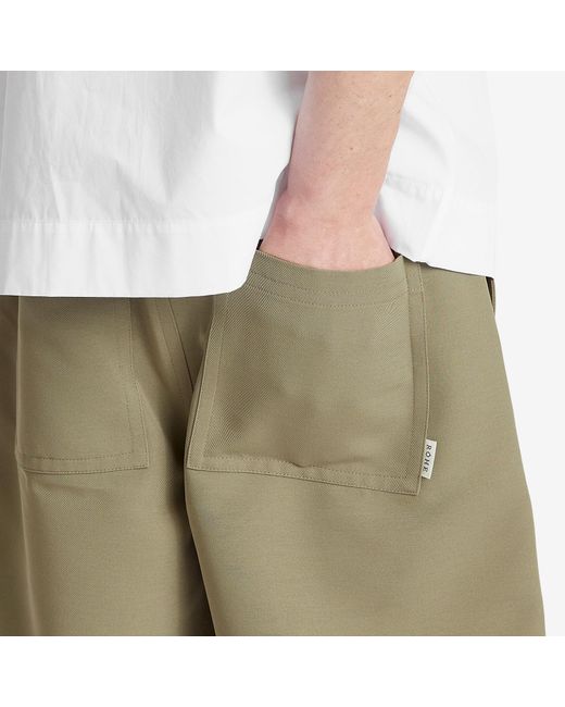 Rohe Green Utility Shorts for men