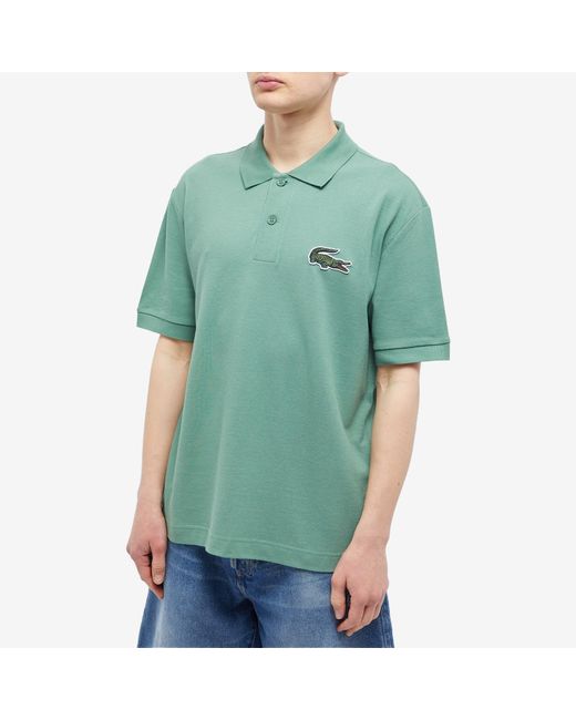 Lacoste Robert Georges Core Polo Shirt in Green for Men | Lyst
