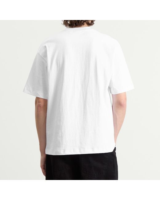 Butter Goods White Roach T-Shirt for men