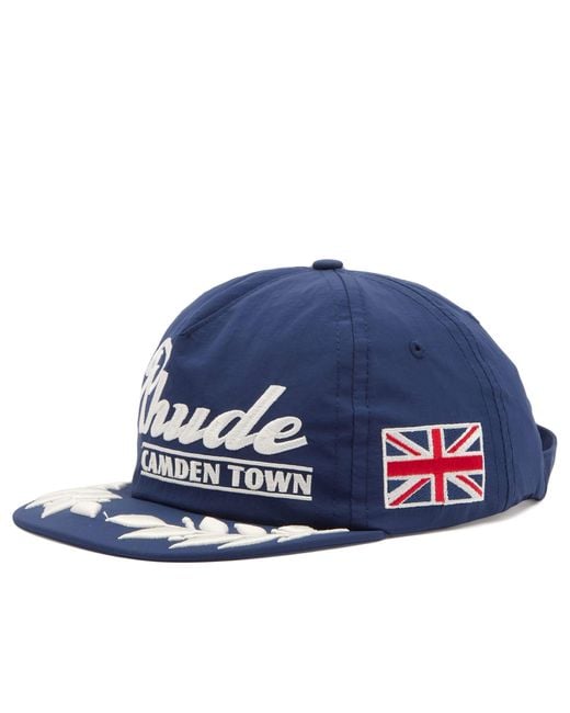 Rhude Blue Camden Town Hat for men