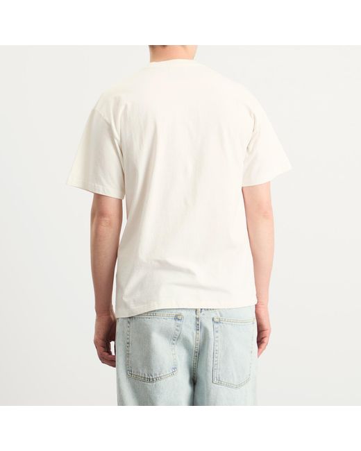 Aries Blue Faded The Destroyer T-Shirt for men