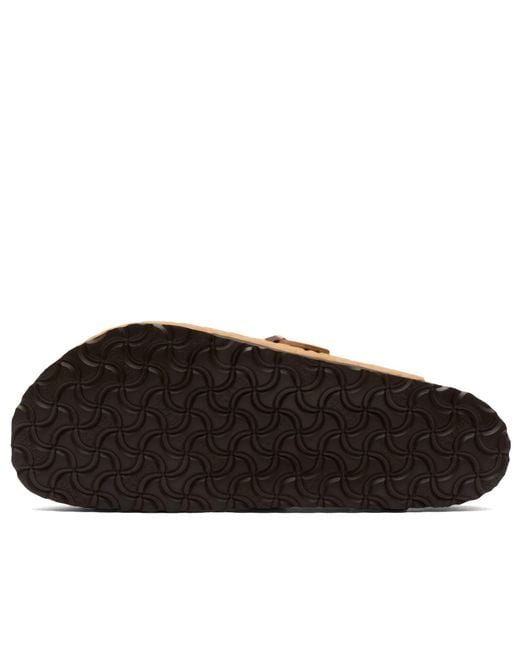 Birkenstock Brown Boston Bone Embossed for men