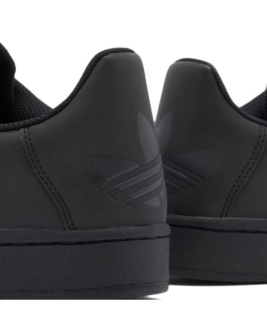 Adidas Black Superstar Sneakers for men