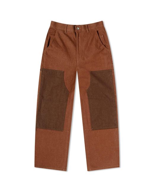 Digawel Brown Painter Pants for men
