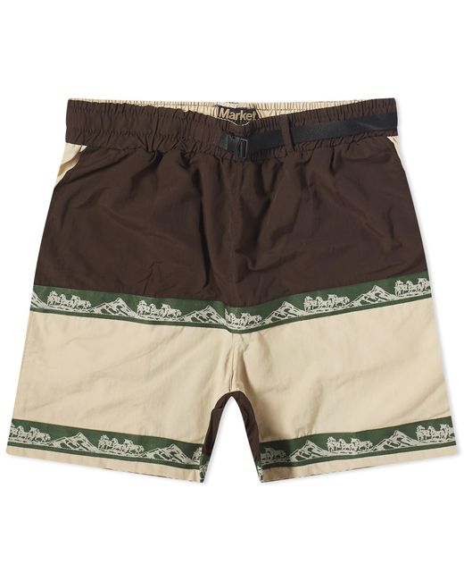 Market Multicolor Sequoia Tech Shorts for men