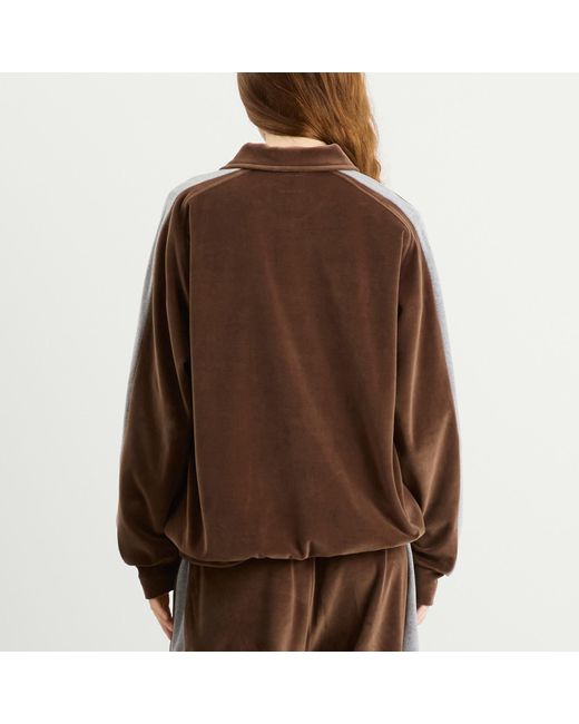 Needles Brown Side Line Pullover Shirt