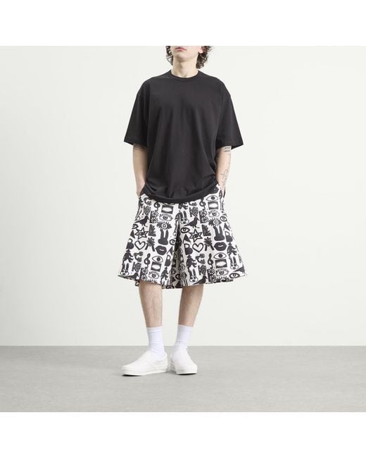 Comme des Garçons Black Cotton Pagowski Shorts for men