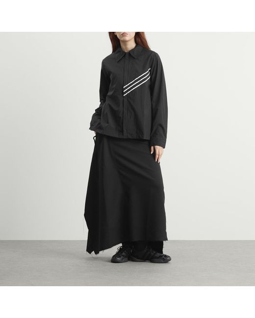 Y-3 Black 3-Stripe Shirt