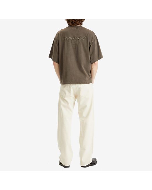 Won Hundred Brown Houston Italic T-Shirt for men