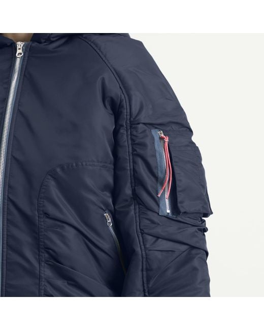 Peachy Den Blue The Penny Flight Jacket