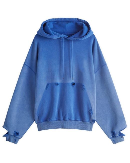 Blue fade hoodie hot sale