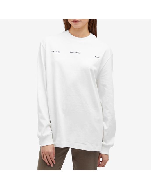 Holzweiler White Luring National Ls Top