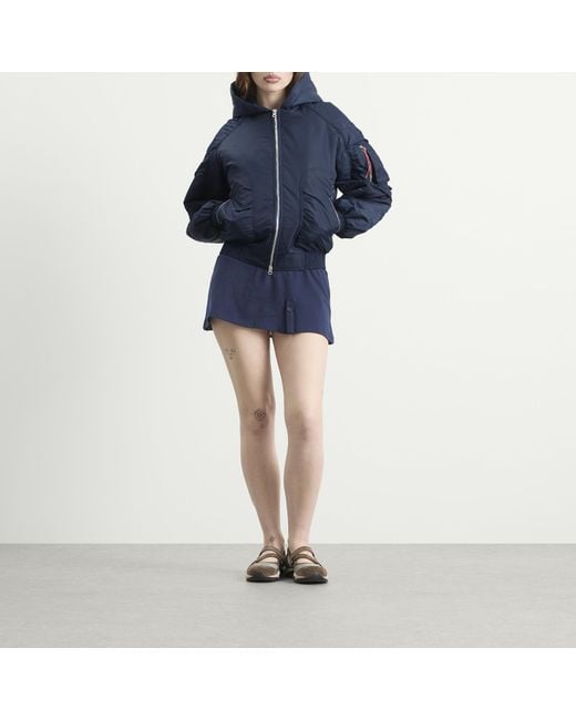 Peachy Den Blue The Penny Flight Jacket