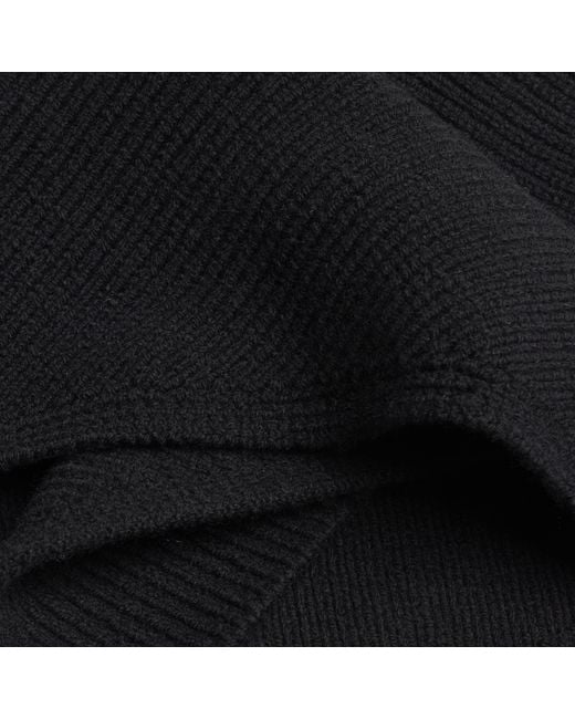 Studio Nicholson Black Triangle Scarf