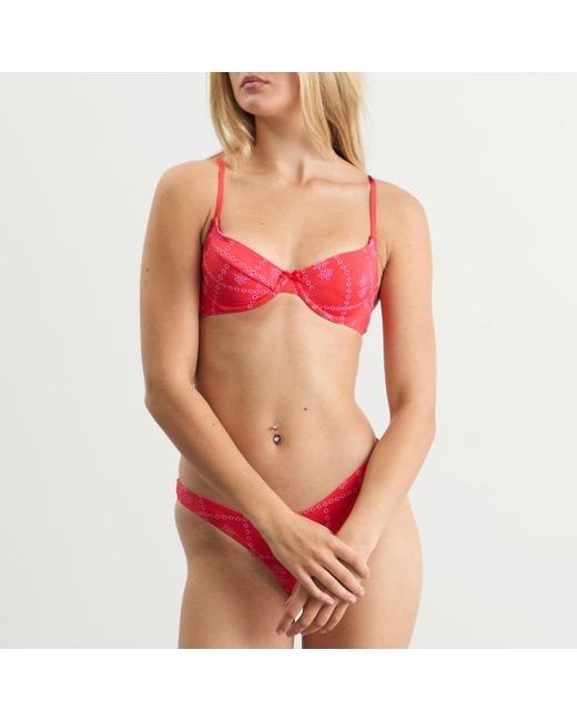 Damson Madder Pink Uma Underwire Bikini Top