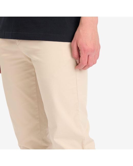Norse Projects Natural Standard Slim Chino Trousers for men