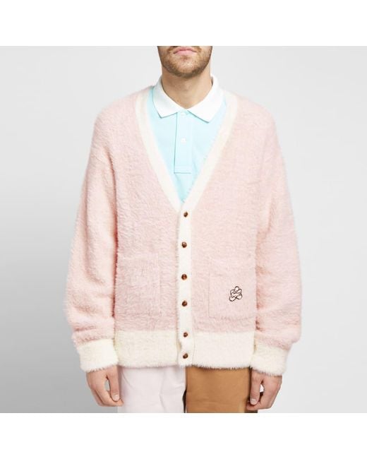 Lacoste Golf Le Fleur X Cardigan in Pink for Men Lyst UK