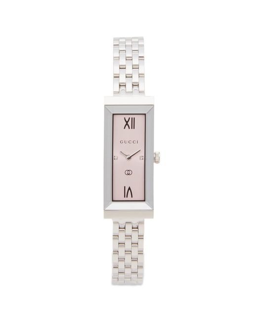 Gucci Metallic G-Frame 24Mm Watch