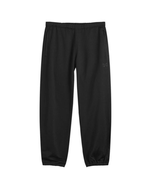 Needles Black Zipped Sweat Pants for men