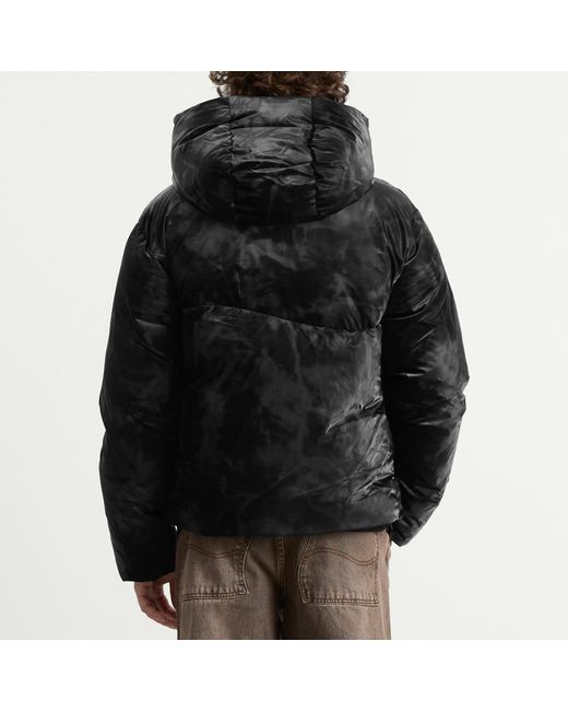 Dime Black Wavy Puffer for men