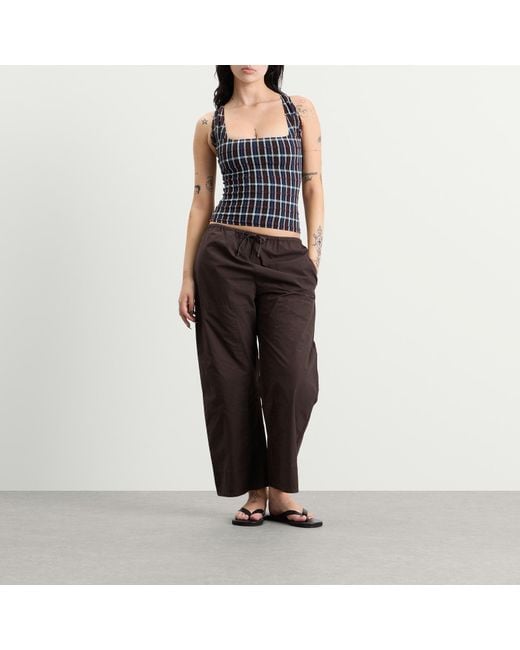 Peachy Den Blue Cindy Racer Back Top