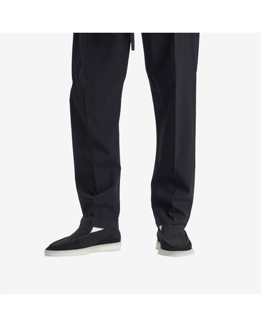 Fear Of God Black Reverse Suede Loafer for men