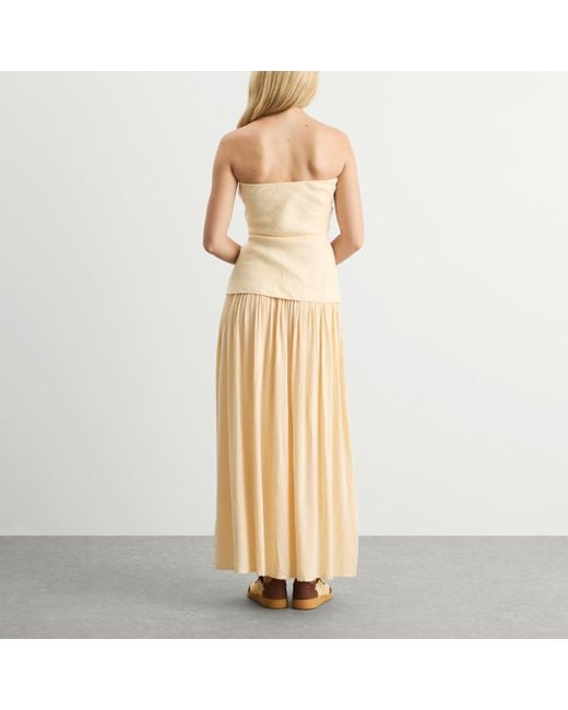 Faithfull The Brand Metallic Hedy Maxi Dress