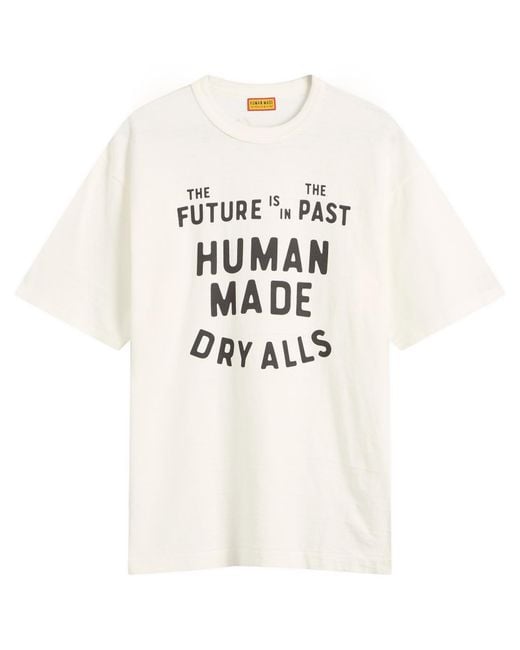 Human Made White Future Past T-Shirt for men