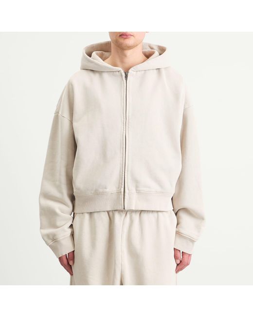 Entire studios Natural Thermal Waffle Hoodie for men