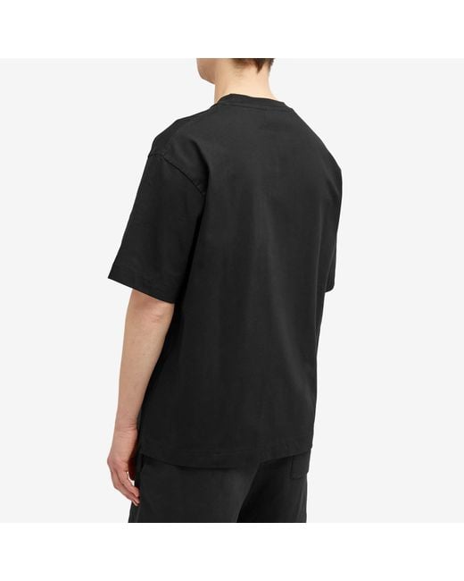 Off-White c/o Virgil Abloh Black Off- Stamp Skate T-Shirt for men