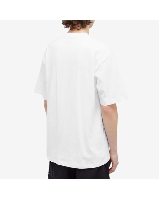 LO-FI White Plume T-Shirt for men