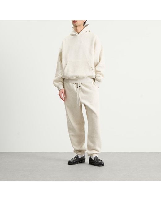 Fear Of God White Signature Classic Hoodie for men