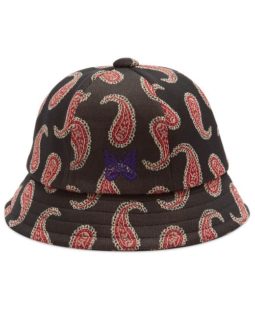 Needles Red Jacquard Bermuda Hat for men