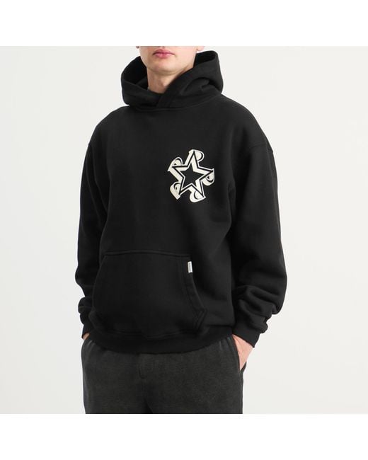 Represent Black Initial Star Hoodie for men