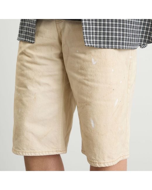 Acne Natural Judda Trafalgar Denim Shorts for men