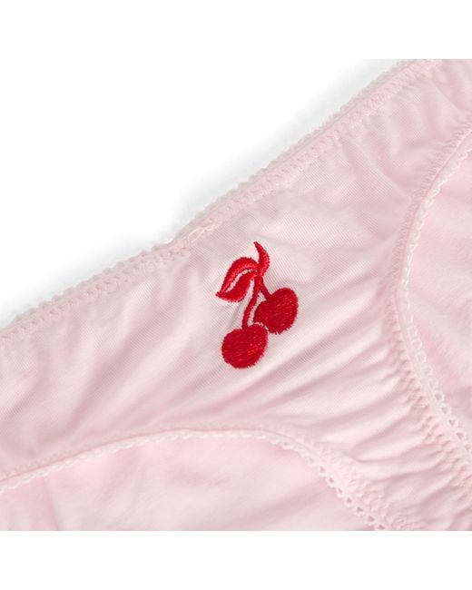 Fruity Booty White Commando Thong