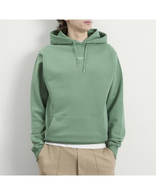Drole de Monsieur Green Drole De Monsieur Classic Slogan Hoodie for men