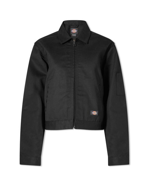 Dickies Black Unlined Cropped Eisenhower Jacket