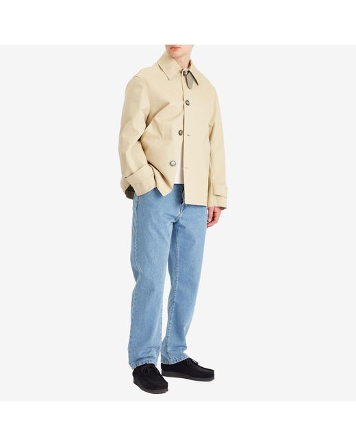 AMI Natural Button Cotton Jacket for men