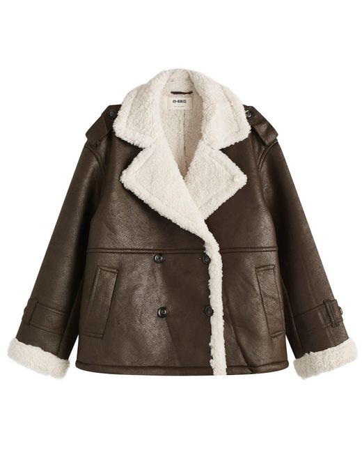 4th & Reckless Brown Burton Shearling Jacket