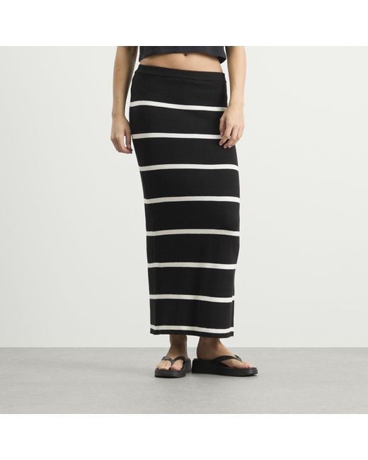 4th & Reckless Black Aisa Maxi Skirt